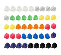 Ailes de Fléchettes Colorées Pet pour Jeu de Fléchettes, Lot de Set
