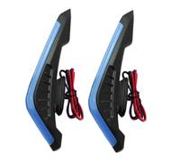 Ailes de moto, Ailes latérales de moto, 2X Aile spoiler de moto avec LED | pour la modification de moto, adhésif dynamique pour aile de vélo électrique