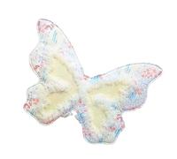 Ailes de Papillon Fleur Accessoires de Robe Bretelles Réglables Tissu Doux Confortable pour Photographies Performances Ailes en Tissu Respirant pour les tout-petits