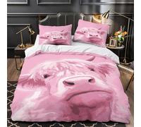 ailes de papillon rose Housse de Couette 3D Imprimée Microfibre résistante Confortable Conception fantastique Parure de Lit Fermeture Éclair Hypoallergique Respirante for Couple King（220x240cm）