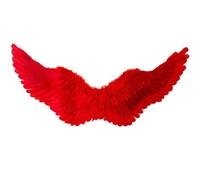 Ailes de Plumes d'ange Ailes de fée Rouges Accessoires Photo pour noël Halloween Carnaval Costume de Cosplay
