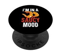 Ailes de Poulet Buffalo Wings Foodie American Food Lover PopSockets PopGrip Adhésif