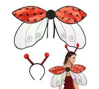 Ailes de pour adulte - Costume d'abeille pour enfant | Costume de carnaval et d'Halloween avec ailes et bandeau, idéal pour cosplay, déguisements, fêtes et représentations théâtrales.
