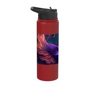 Ailes de renaissance du phénix enflammé Stainless Steel Insulated Water Bottle