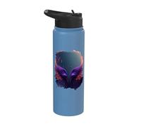 Ailes de renaissance du phénix enflammé Stainless Steel Insulated Water Bottle