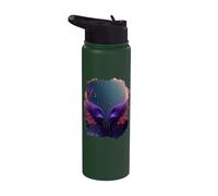 Ailes de renaissance du phénix enflammé Stainless Steel Insulated Water Bottle