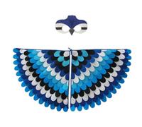 Ailes d'Oiseau pour Ailes de Paon Colorées, Couvre-Visage, Déguisement