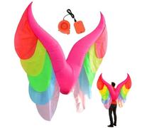 Ailes gonflables Cosutme Adulte Funny Blow-Up Cosplay Accessoire Photo Prop