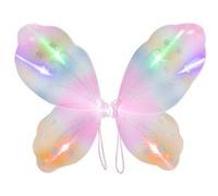 ailes papillon nylon leds fille 47x41cm pastel - boland 52845 Multicolore G