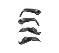Ailes Pare-Boue Pour Jeep Pour Wrangler JK 2007-2017 J374 ABS Élargisseur D'aile Avant JL Design Pour Roue Garde-boue Avec Lumière 2/4 Portes Garnitures Passage Roue