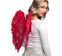 Ailes rouges - Ailes en plumes pour créatures fantastiques gracieuses