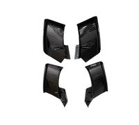 Ailette De Spoiler De Moto pour Ducati pour Streetfighter V4 V4S V2 2018-2023 Ailerons Latéraux Fixes Supérieurs Et Inférieurs Carénage Déflecteur d'air Moto Aileron Avant(ABS Carbon Fiber)