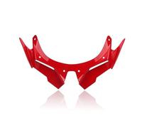 Ailette De Spoiler De Moto pour ZX-4R ZX-4RR ZX4R ZX4RR ZX 4R 4RR 2023 2024 Ailerons Aérodynamiques De Carénage Avant Moto Moto Aileron Avant(Red)