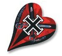 Ailette Fléchette Heart Red Cross