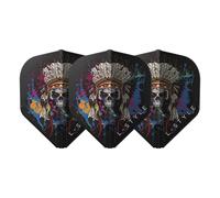 Ailette L-Style Champagne Flight EZ L1 Chief Skull Black