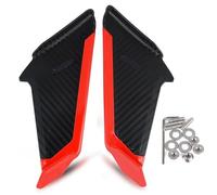 Ailettes aérodynamiques avant, becquets latéraux, aileron de carénage dynamique, compatibles avec Kawasaki M/W, Aprilia, YAMA YZF-R1, R6, R7, R15, R25, R3, R125(Red)