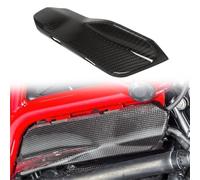 Ailettes de carénage pour Ducati Monster 821 2015-2021 2016 2017 2018 2019 2020 Accessoires Moto Protection Latérale, Carénage, Cache Latéral Gauche en Fibre De Carbone(Black-Glossy)