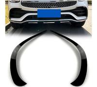 Ailettes de Diffuseur pour Répartiteur de Pare-Chocs Avant pour Mercedes Benz GLC X253 GLC260 GLC300 2020 2021,Pare-Chocs Avant Séparateur Spoiler Canard Garniture,B-Glossy Black