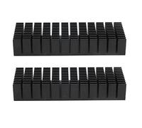 Ailettes de refroidissement en aluminium pour refroidissement CPU GPU, 2 pièces (Avec support adhésif)