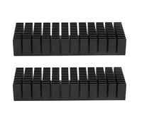 Ailettes de refroidissement en aluminium pour refroidissement CPU GPU, 2 pièces (Sans adhésif)