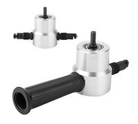 Ailgely Accessoire de Perceuse électrique, Grignoteuse à Métal, Outil de Portable à Double Tête pour Tôle D'acier Inoxydable, Tôle de Fer, Feuille D'aluminium et de Cuivre avec Poignée