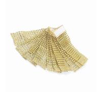 Ailgely Anneau de Serviette en Maille en Diamant, 50 / 100pcs 8 Lignes Plastique Crystal Hateder Weddder Christmas Hot, pour L'utiliser comme Bague de Serviette ou Anneau de Ceinture (50pcs)