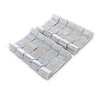 Ailgely Anneau de Serviette en Maille en Diamant, 50 / 100pcs 8 Lignes Plastique Crystal Hateder Weddder Christmas Hot, pour L'utiliser comme Bague de Serviette ou Anneau de Ceinture (100pcs)