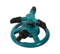Ailgely Arroseur D'irrigation Rotatif Entièrement Circulaire avec 3 Buses pour Jardins et Pelouses, fabriqué en Matériau ABS de Haute qualité