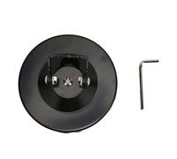 Ailgely Base D'antenne Magnétique, Support de Coque Métallique Réglable pour Radio Mobile, Angle de 180 Degrés pour Toit Voiture 105mm