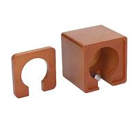 Ailgely Café Portafilter Station de Support de café en Bois Portafilter Tamping Stand pour 51 Mm 54 Mm 58 Mm, avec un Grain de Bois Unique, une Structure Stable, une Grande capacité de