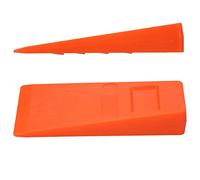 Ailgely Cale D'abattage en Plastique Sélectionnée Outil de Coupe de Bois Léger et Portable pour la Coupe D'arbres Orange 2 Pièces Options Multiples pour L'industrie Forestière (2 pièces)