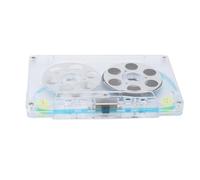 Ailgely Cassettes de Musique Vierges à Faible Bruit, Temps D'enregistrement de 46 Minutes pour Les Amateurs Musique, Construction en Alliage D'aluminium ABS, Bricolage (Argent)