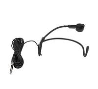 Ailgely Microphone D'oreille de 6,35 Mm, Microphone Casque Dynamique Ergonomique avec Interface de 6,35 Mm pour karaoké, Haut-parleurs, Enseignement, fabriqué en Matériau ABS de