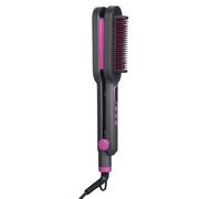 Ailgely Peigne ondulé et Lissant à Trois Barils, Outil de Coiffure avec Réglages de Chaleur Réglables, écran LCD pour des Vagues Plage Effort ou des Mèches Droites (Prise UE)