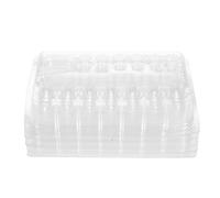 Ailgely Porte-aiguilles de Tatouage Jetables Transparents Pro, 20 Pièces, pour Tatoueurs et Professionnels, Conception Haute et Basse, en Plastique Léger