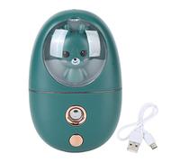 Ailgely Pulvérisateur de Brouillard pour le Visage Animal Mignon, USB Rechargeable Mini Eye Face Humidificateur, 35 Ml 500mAh pour un Rafraîchissement Hydratant (Vert)