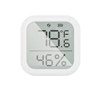 Ailgely Zigbee Thermomètre Hygromètre,Intelligent Numérique Thermomètre intérieur et capteur d'humidité avec contrôle par Application,LCD,Données du Moniteur à Distance