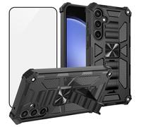 Ailiber Coque pour Samsung Galaxy A17 5G, coque de téléphone Samsung A26 avec protecteur d'écran, support magnétique, support de voiture, coque de téléphone portable robuste et résistante aux chocs