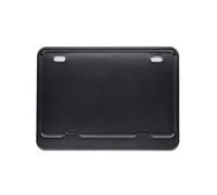 AILIECE Cadre de Plaque d'immatriculation, Support de Plaque d'immatriculation for Moto, Support en Aluminium Robuste Noir, Compatible avec Moto, VTT, Scooter