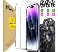 AILIKA Compatible avec iphone 16 pro - kit complet 6 pieces avec verre trempe renforce pour ecran tactile et camera arriere protection ecran