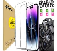 AILIKA Compatible avec iphone 16 pro max - Lot 3+3 protections incluant verre trempé transparent + protection d’objectifs caméra