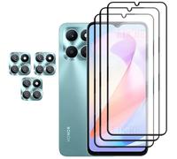 AILIKA Compatible avec motorola moto g04- protection 3+3 : ecran + objectif camera verre trempe haute definition + lentilles camera protegees protection ecran