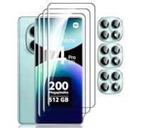 AILIKA Compatible avec redmi note 13- kit complet 6 pieces avec verre trempe renforce pour ecran tactile et camera arriere protection ecran