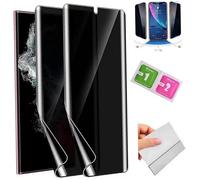 AILIKA compatible avec Samsung Galaxy Note 20 Ultra -Ensemble de 2 Protections Écran Anti-espion en Hydrogel - Confidentialité renforcée, Sécurité d'écran, Sécurité visuelle