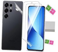 AILIKA Ensemble transparent pour Compatible avec Xiaomi Poco X5 Pro 5G associant deux film avant HD et un film protection face arrière