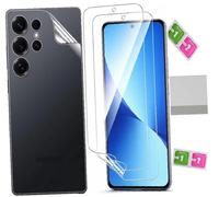 AILIKA Film écran haute transparence pour Compatible avec Huawei Pura 80 Ultra accompagné d’une protection face arrière souple hydrogel
