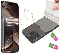 AILIKA Film hydrogel 2-en-1 Compatible avec Realme 5 Pro - Protection écran et arrière clair, souple et auto-adhésive