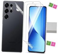 AILIKA Pack film transparent haute définition dédié à Compatible avec Doogee Fire 5 Pro pour écran avant et protection face arrière