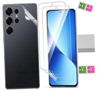 AILIKA Pack film transparent haute définition dédié à Compatible avec Fairphone 3 pour écran avant et protection face arrière