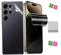 AILIKA Protection écran confidentialité renforcée Compatible avec Doogee Fire 6 Max avec protection arrière transparent pose facile QR Code